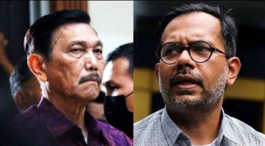 Opposite090l92's tweet photo. Luhut manusia baja. Tak tergores, tak tersentuh oleh kekuatan apapun. Tapi bang Haris mampu membawanya ke pengadilan. Bang haris 2 jempol utkmu. 4 jempol menyusul, setelah berhasil menggiringnya ke penjara. Kau layak disebut pahlawan. https://t.co/BjeEvr6HUS
