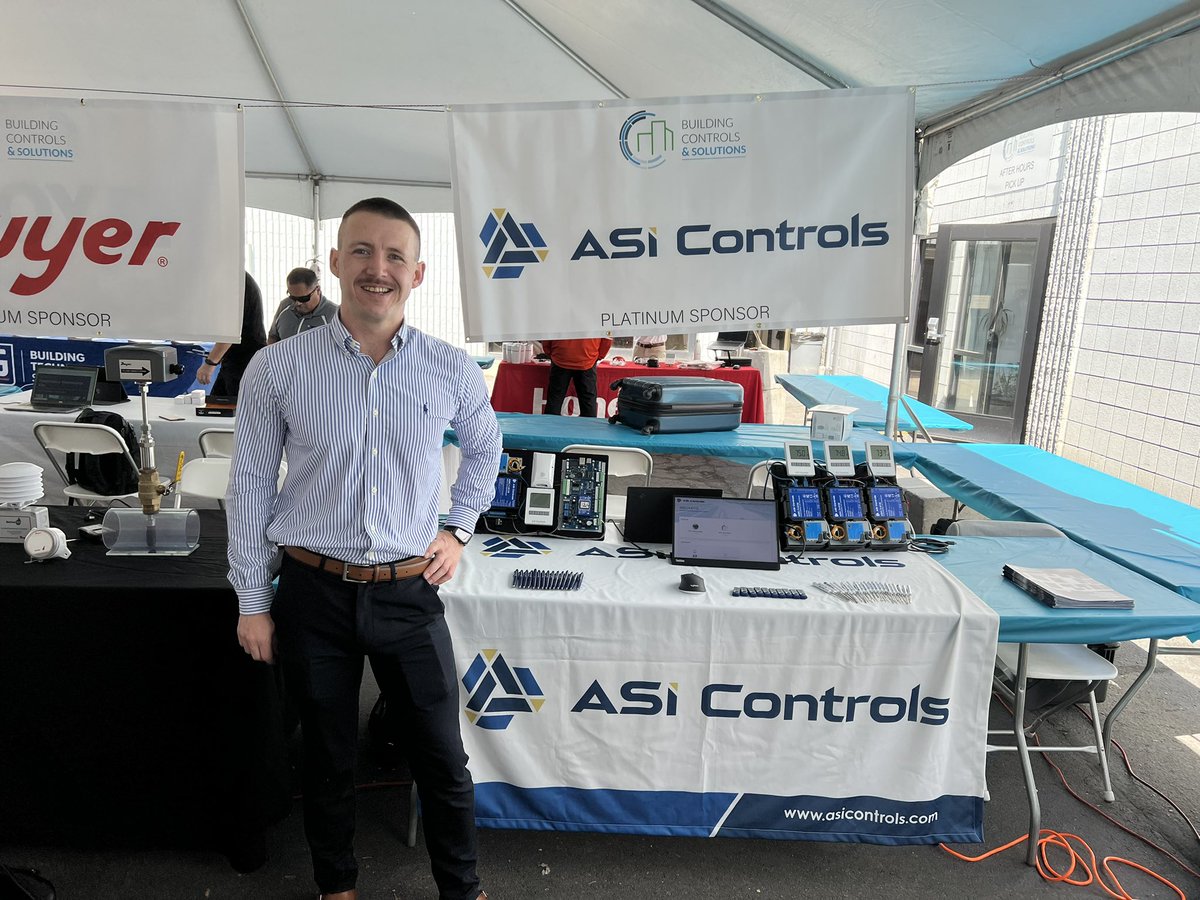 ASIControls's tweet image. BCS Salt Lake City trade show about to begin! ASI Controls James Poston ready for anything. #ASControls #BCS
