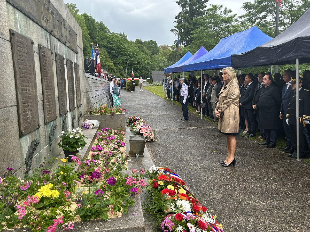 N’oublions jamais.
Sandrine Maurin, Vice-présidente, a participé aux cérémonies commémoratives des martyrs de Tulle du 9 juin 1944. Un hommage émouvant rendu aux 99 pendus et aux nombreux déportés.

#Tulle #martyrs #9juin1944 #Commémoration #Correze #DevoirDeMémoire