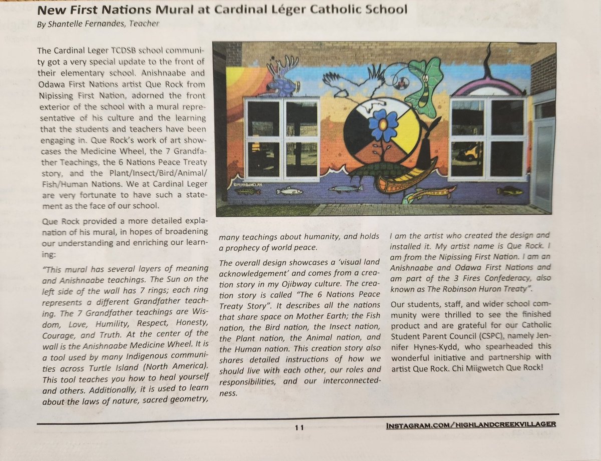 leger_tcdsb's tweet photo. Extra! Extra! Read all about us! Léger's made the news again (and for good reason too!). Thank you Mrs. Fernandes for putting together another fantastic piece, showcasing our school. https://t.co/6QVDyMbZe1