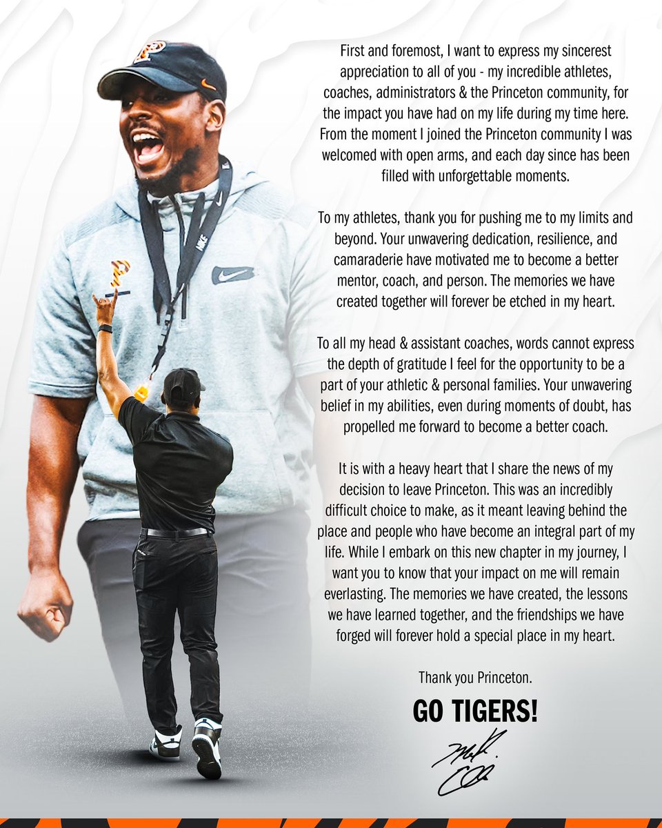 Thank you Princeton ⚫️🟠