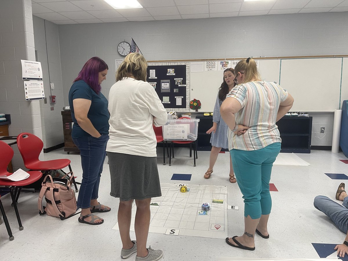 Coding these cool robots! #RCTC2023 #WeAreRCSTN ⁦<a href="/RobCoSchools/">Robertson County Schools</a>⁩