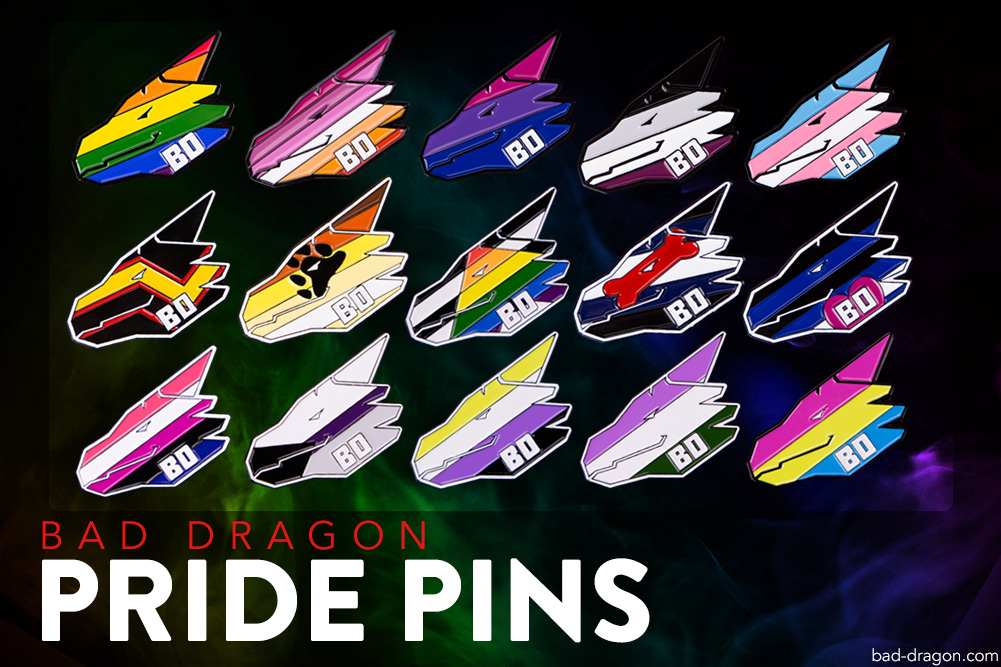 Bad Dragon on Twitter "BD Logo Pride Pins have returned & will only be