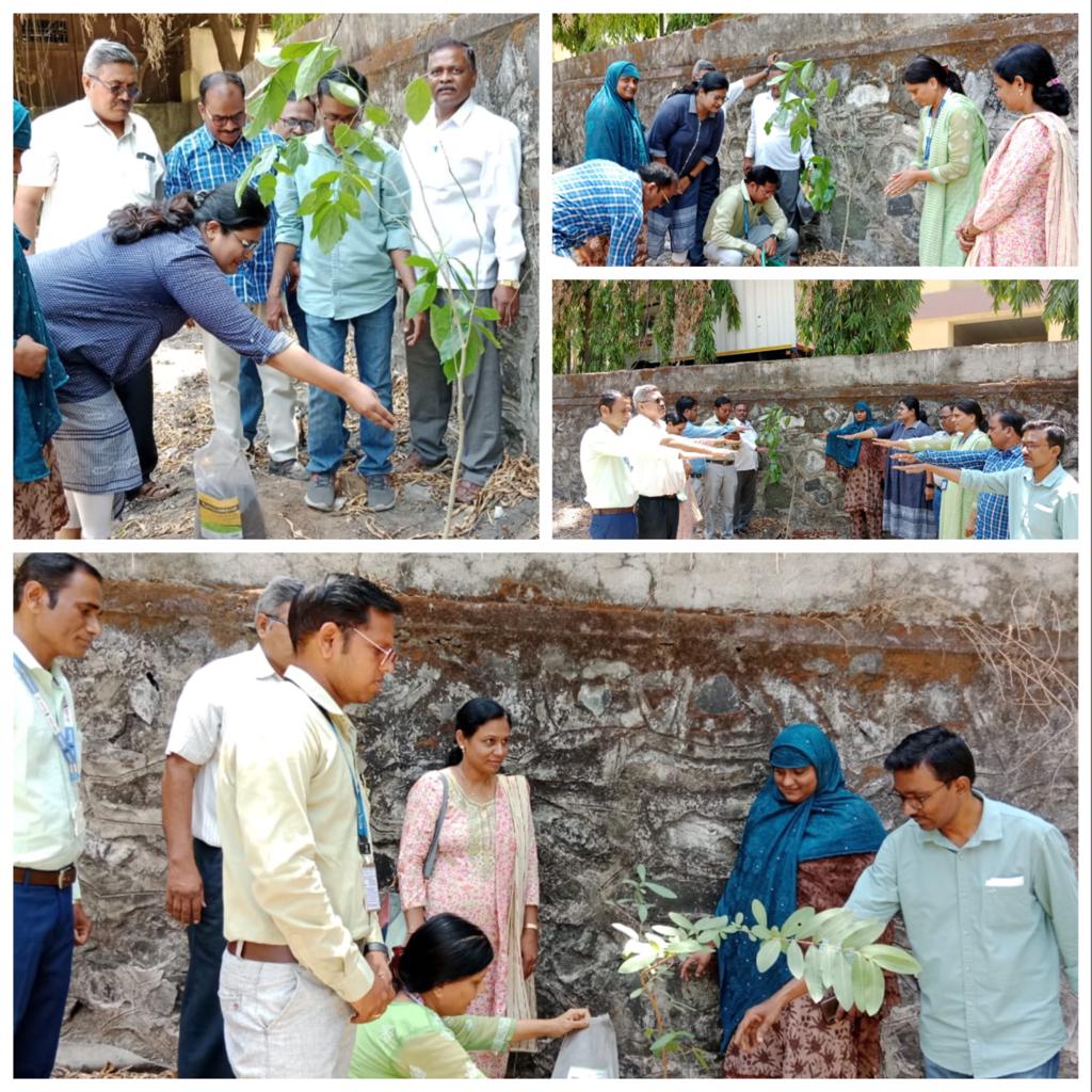 #OurEarthOurHealth
See a glimpse from Zila Parishad, Aurangabad, #Maharashtra as #healthcare workers participate in
Tree plantation and Environmental protection Pledge sessions.
@usaid_india @mybmcHealthDept @vishalchauhan_1 @harshmangla @AyushmanHWCs @Jhpiego