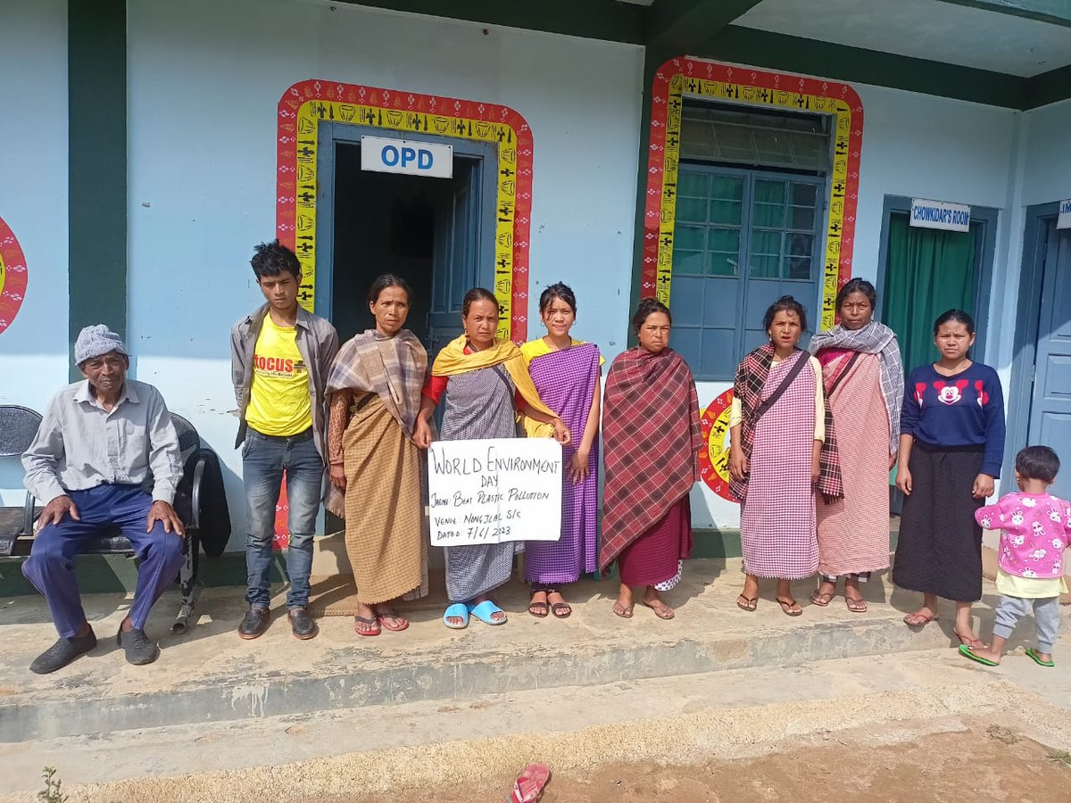 #OurEarthOurHealth
The awareness reaches everyone if women join the campaign and take a pledge to adopt sustainable practices.
Here's a glimpse from HWC Nonglak, #Meghalaya as community women join awareness sessions at the centre.
@meghalayahealth @usaid_india @NPCCHH @NCDCMoHFW