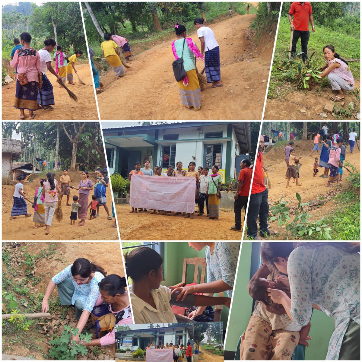 #OurEarthOurHealth
Healthcare workers from Samin Indikim, #Meghalaya organised special OPD, cleanliness drive and awareness sessions for #WorldEnvironmentDay.
@meghalayahealth @usaid_india @NPCCHH @NCDCMoHFW