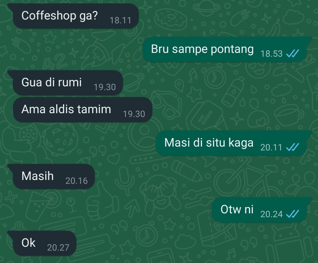 twiterlitte's tweet photo. Hari² nongkrong terus skrg, gini amat biar lupa in seseorang. https://t.co/UAHMoXuSQh