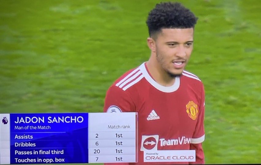 We need this Jadon Sancho back next season with more assists
