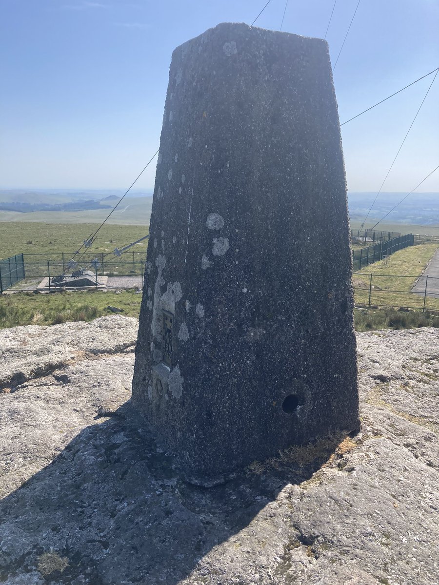 One of the main aspects of outdoor therapy is to use what’s there as a catalyst for thinking more deeply about things. Today we utilised a  communication mast &amp; a trig point.  What a fantastic way to start the working day! 

#outdoortherapy