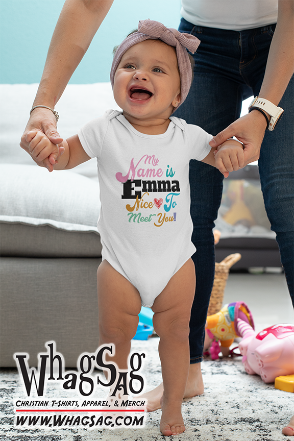 Would you like your new baby to have a personalized bodysuit?
Find them at WhagSag.com.
#bodysuits #baby #babies #moms #newmom #expectingmom #parents #grandparents #personalized #singlemom #twins #birth #birthday #babyclothes #dad #mom #FathersDay #mothers