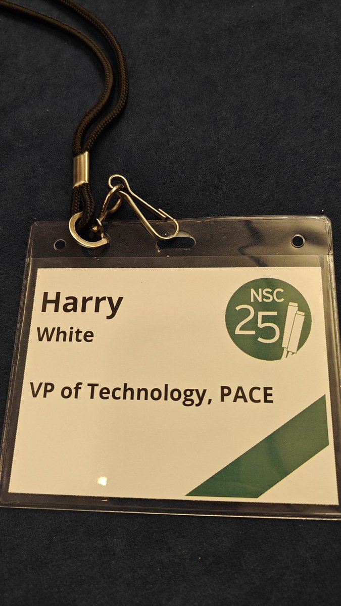 hdgwhite's tweet photo. I get to show off my fancy title #PACENSC https://t.co/f6VG5Ccdes