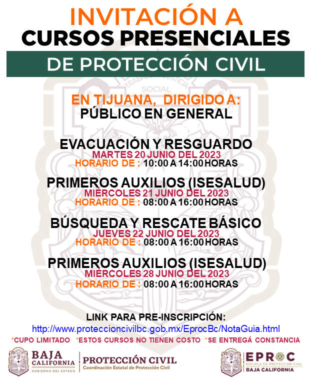 Protección Civil BC tweet media