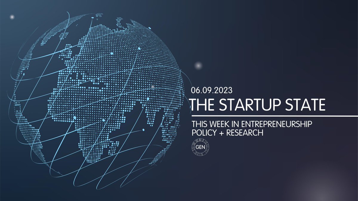 The Startup State Issue #12 is live! This week in entrepreneurship policy and research: insights from  <a href="/londonpartners/">London & Partners</a> <a href="/atomico/">Atomico</a> <a href="/UNCTAD/">UN Trade and Development</a> <a href="/techUK/">techUK</a>, op-eds from <a href="/MardaMustapha/">Prof. Marda Mustapha, PhD</a> <a href="/cmschroed/">Christopher Schroeder</a> @jeffseedrs <a href="/Fiona_MIT/">Fiona Murray</a> <a href="/GaniuOloruntade/">Ganiu.</a>, and more.

genglobal.org/policy-researc…