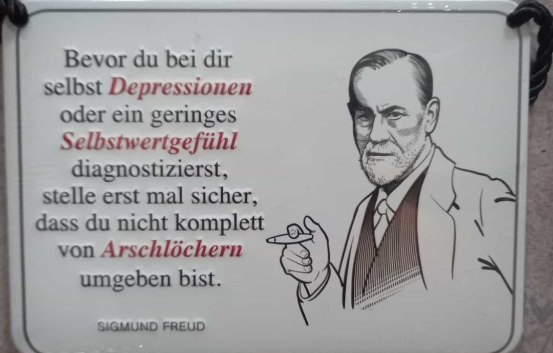 Quelle: Netzfund
Manchmal überlege ich schon, wer normal ist - ich oder die anderen 🤔😄