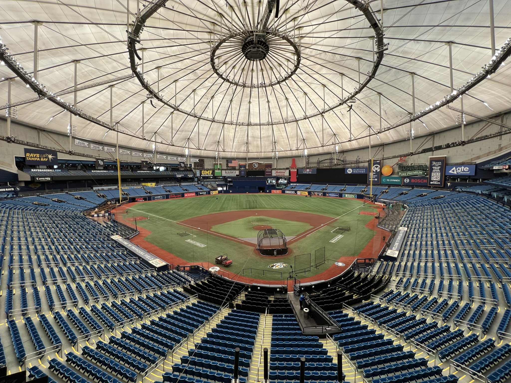 Tropicana Field ThunderDome Ballpark of the Tampa Bay Rays