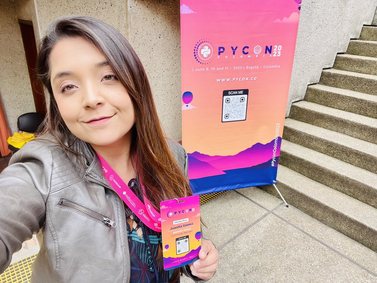 juanitagomezr's tweet image. Came to @pyconcolombia after 3 years ✨✨. I’m planning to give a Lightning talk about @scientific_py 🙌.
Let me know if you’re here 🙋🏻♀️
#PyConColombia2023
#scientificpython
#openscience
#python
#Colombia
#PUJ