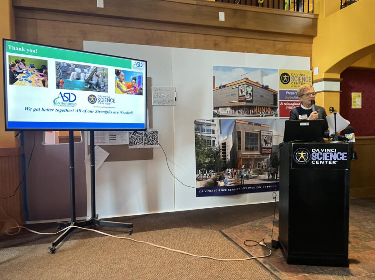 Mike Schlossberg (@repschlossberg) on Twitter photo Huge announcement out of the <a href="/AllentownSD/">Allentown Schools</a> & <a href="/davinciscience/">Da Vinci Science Center</a> : A new partnership that will include a STREAM academy between ASD & Da Vinci. This unique partnership will give ASD kids access to world class technology & educational experiences. It’s a big deal, the first in PA. Huge announcement out of the <a href="/AllentownSD/">Allentown Schools</a> & <a href="/davinciscience/">Da Vinci Science Center</a> : A new partnership that will include a STREAM academy between ASD & Da Vinci. This unique partnership will give ASD kids access to world class technology & educational experiences. It’s a big deal, the first in PA.
