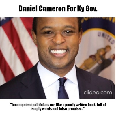 Spock94392408's tweet photo. @DanielCameronAG INCOMPETENT DANIEL CAMERON https://t.co/zrChVyinMD