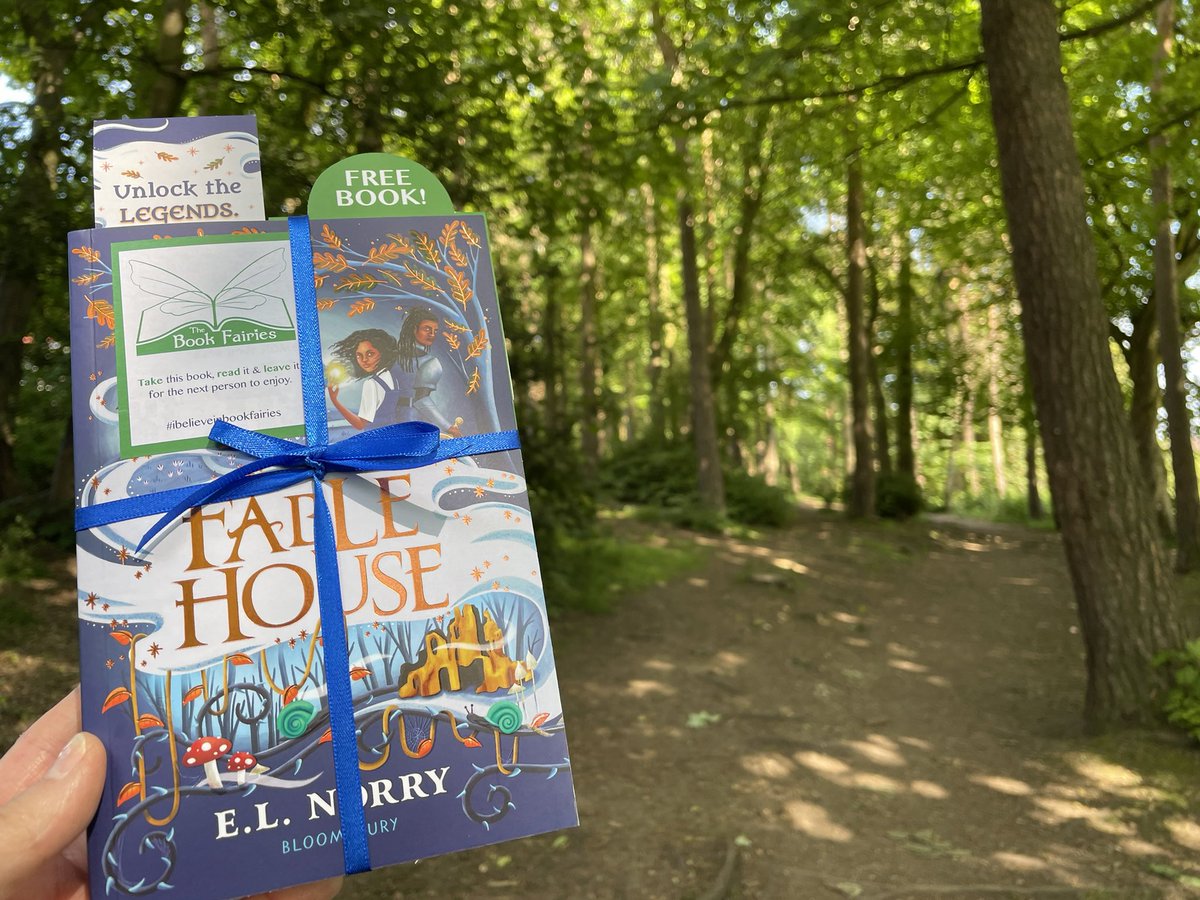 Jennife09761350's tweet photo. "This place is...perfect. Special.”
The Book Fairies are sharing copies of #Fablehouse by #ELNorry!
Who will be lucky enough to spot one in #Buckstone Woods in #Edinburgh?
#ibelieveinbookfairies #TBFFable #TBFBloomsbury #MGReads #MiddleGrade #BooksForKids #NewKidsBook https://t.co/r8sFLF10Oo