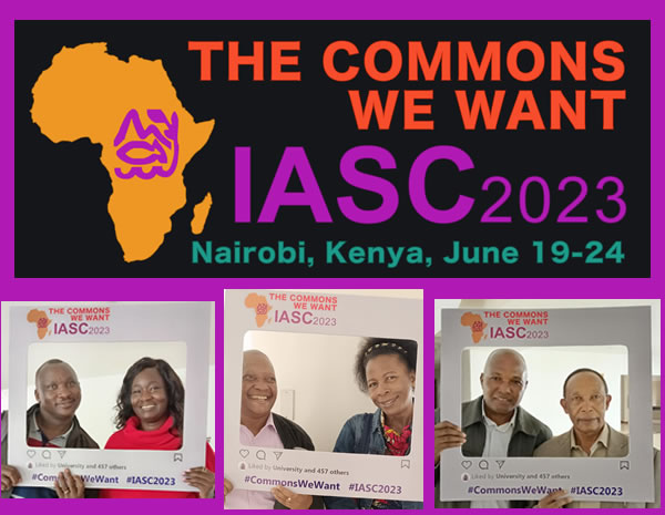 The planning committee in Kenya is excited and looking forward to 2023.iasc-commons.org 
#IASC2023 @uonbi @cetradKe @unibern @SwissTPH