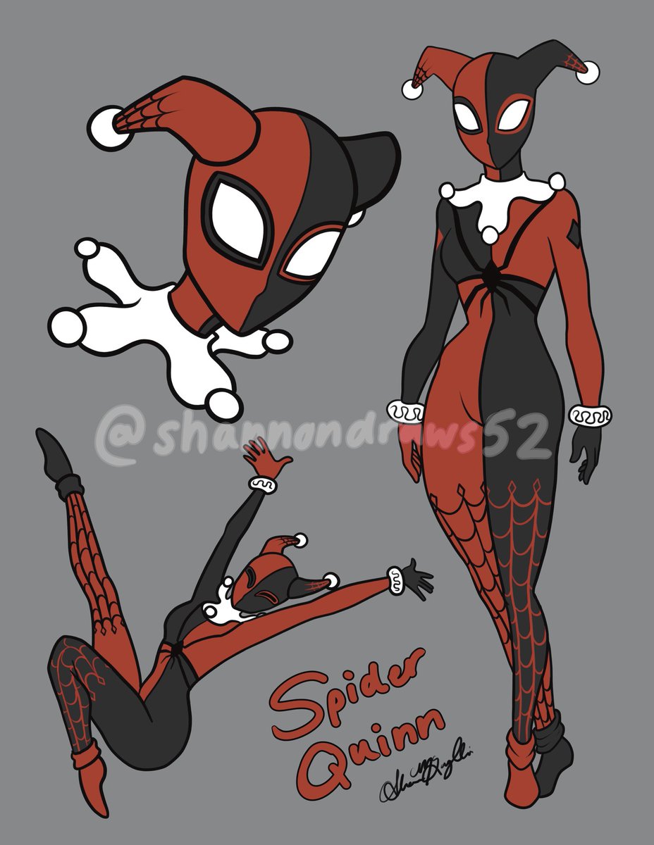 my spidersona SpiderQuinn ♦️♥️