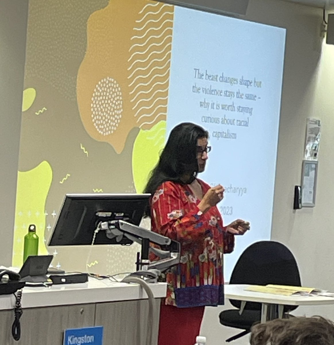 CRMEP's tweet photo. @Gargi_at_home rounding off fantastic @crmep graduate conference with strong words on racial capitalism. https://t.co/lZnwliciGQ