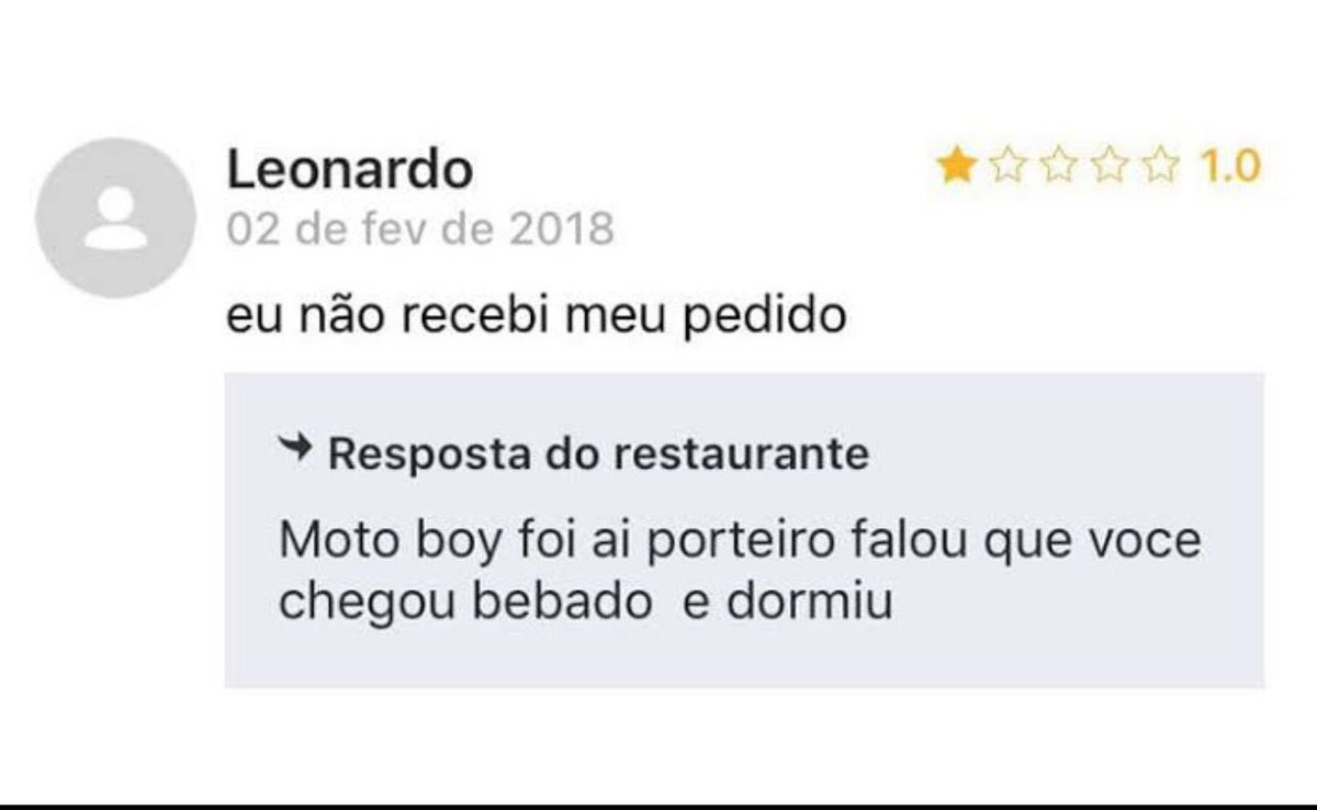 coisas que aconteceria comigo pedindo comida no Ifood
