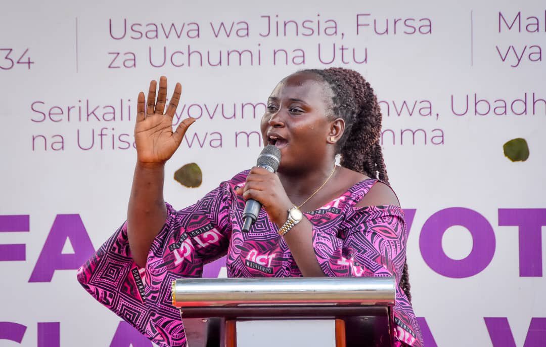 Wanawake wapiganaji wa ACT Wazalendo <a href="/Monalisandala1/">Monalisandala</a> <a href="/SemuDorothy/">Dorothy Semu</a> <a href="/JaneRithe/">Janeth Rithe</a> na dada Upendo