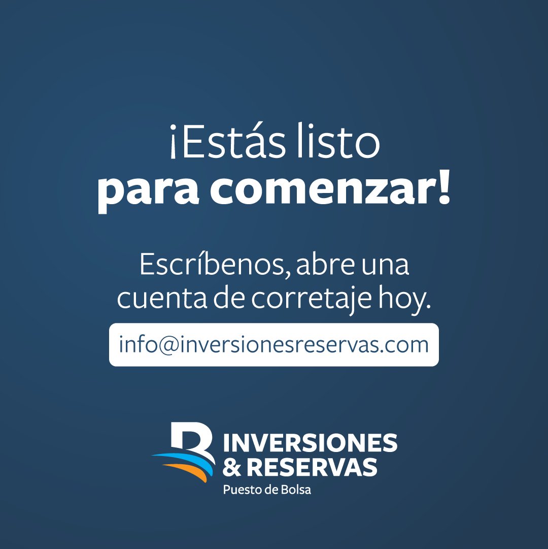 InvReservas's tweet photo. 📈 Ponemos a tu disposición los mejores productos del mercado de valores dominicano para que comiences a construir tu futuro y el de los tuyos.
📞 Llámanos al 809-960-4550.
#InversionesyReservas #InversionesEnLínea #Inversiones #Bursátil #ProductosyServicios #Finanzas https://t.co/qOiN95XagQ