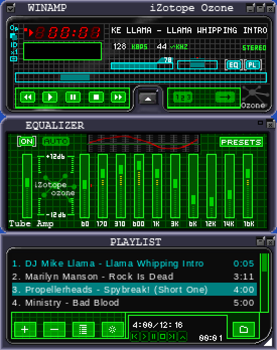 Winamp Skin: Izotope Ozone