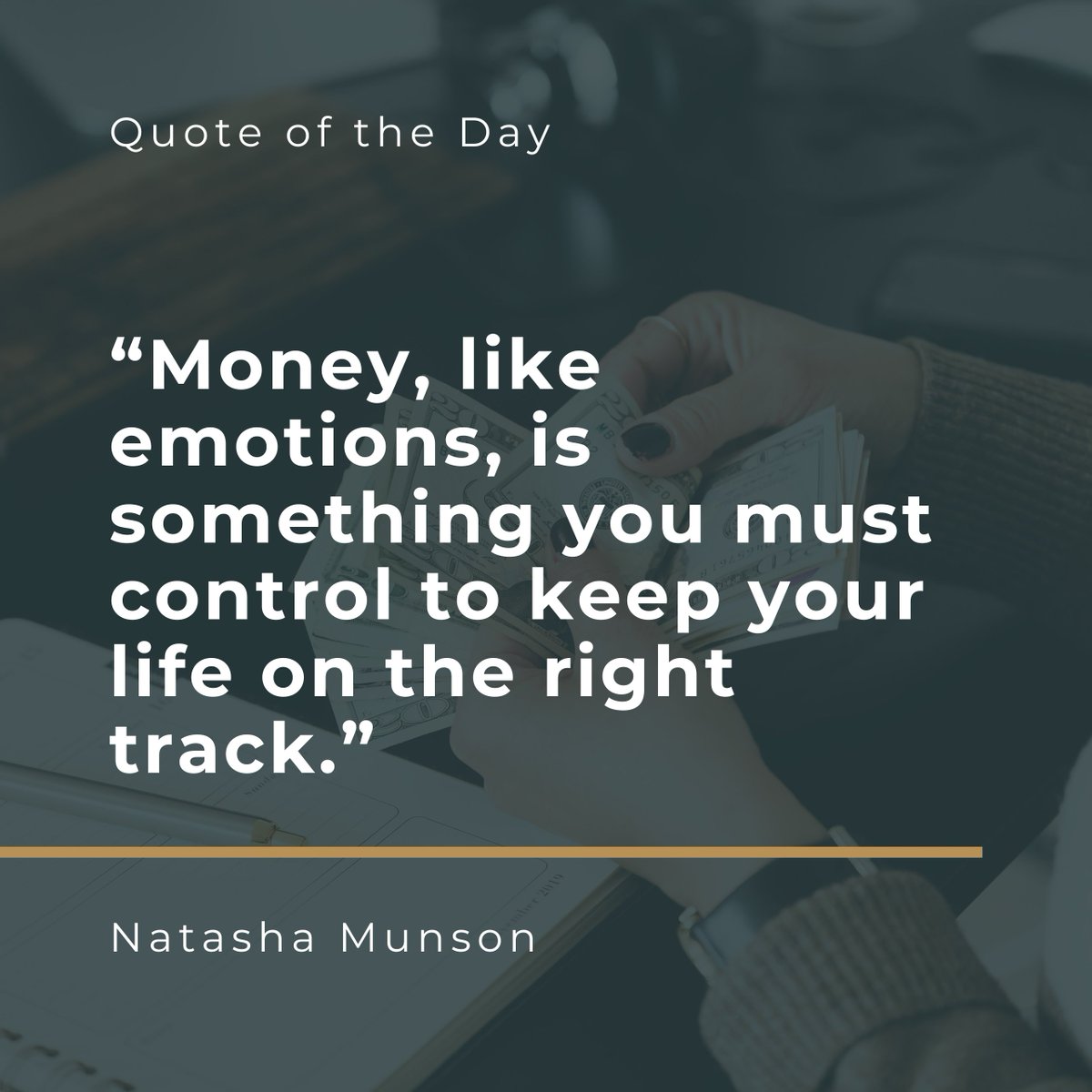 Foundation_F99's tweet photo. Control your money, or it will control you. By mastering your budget and spending, you can properly invest in your future. Your bank account will thank you!
.
.
.
#BuildingEconomicSecurity #money #emotions https://t.co/vhxnpeQbcU