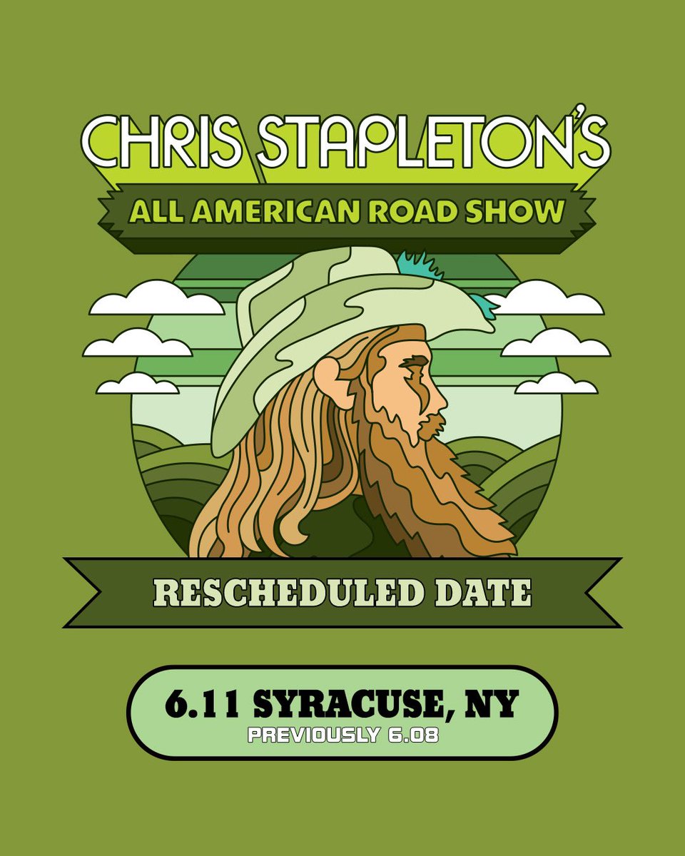 The Syracuse show originally scheduled for 6/8 has been rescheduled to this Sunday, 6/11 at 7pm. All previously purchased tickets for the original date will be honored.

If you are unable to attend Sunday’s show, refunds are available until 7pm Sunday, 6/11 at point of purchase.