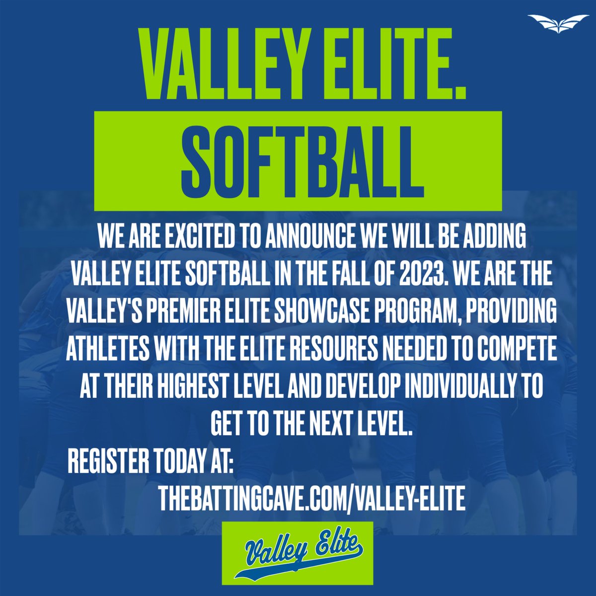 Coming this fall! Tryouts will be announced soon! <a href="/valleyelitesbva/">Valley Elite Softball</a>
