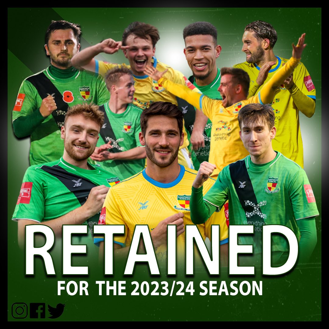 ✍️ | We are delighted to announce that 9️⃣ members of last season’s squad have been retained by the club 👊

ℹ️ Further information regarding the players who are here for next season can be found here 👉 tinyurl.com/4pw3kxze

#UpTheDabbers💚