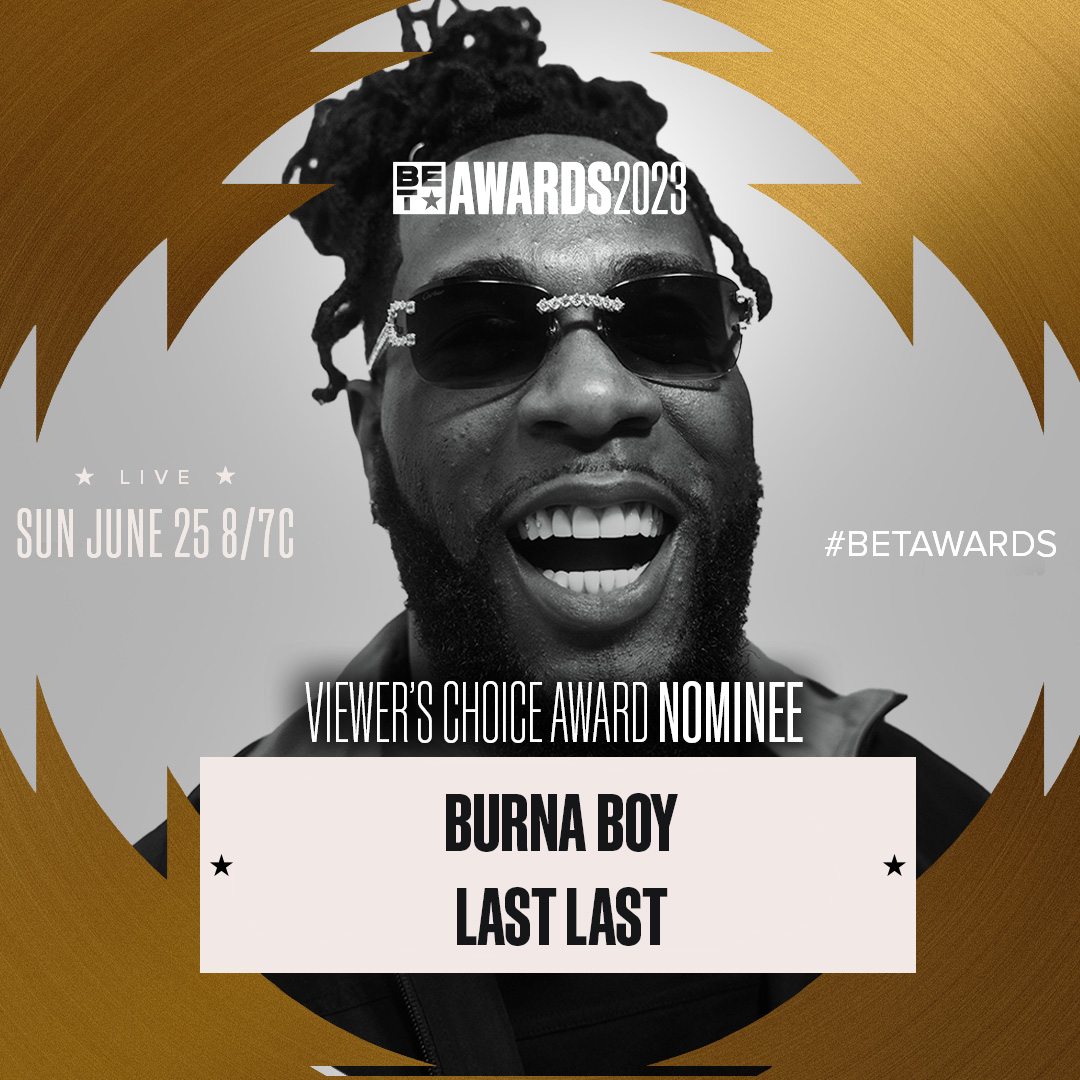 AtlanticRecords's tweet photo. Viewer's Choice Award: @burnaboy - "Last Last" https://t.co/hUDd4aPyfs