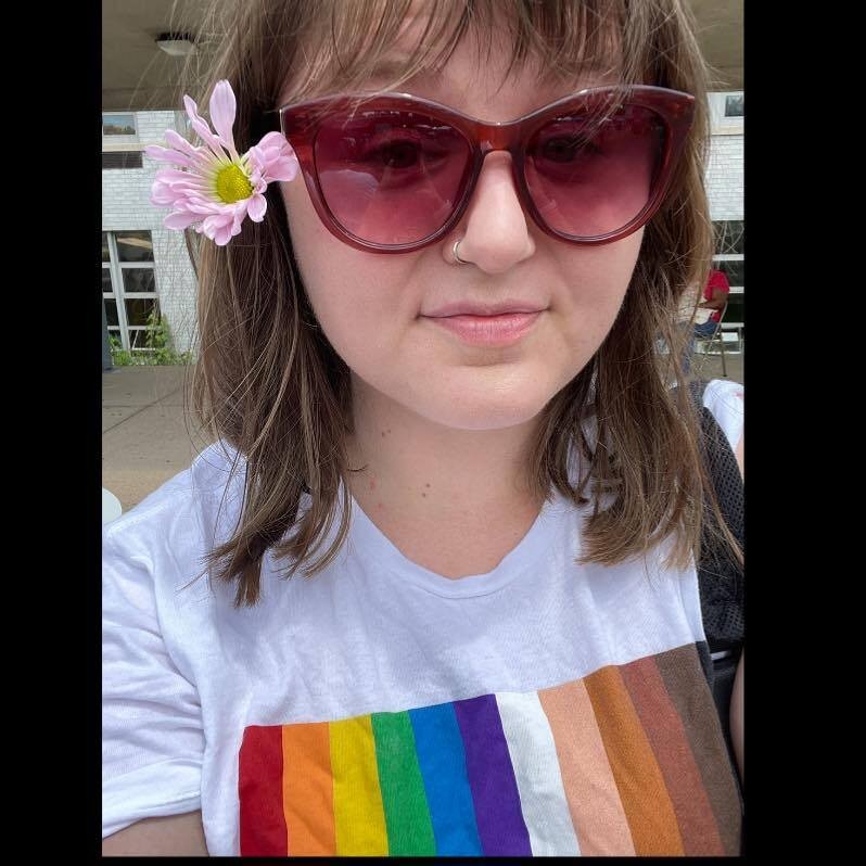 supermajority's tweet photo. Our #SuperPride celebration continues! Here's what Supermajority's National Organizing Associate Colleen Kennedy (they/she) had to say about what Pride means to them⬇️ https://t.co/z1froTYkrx