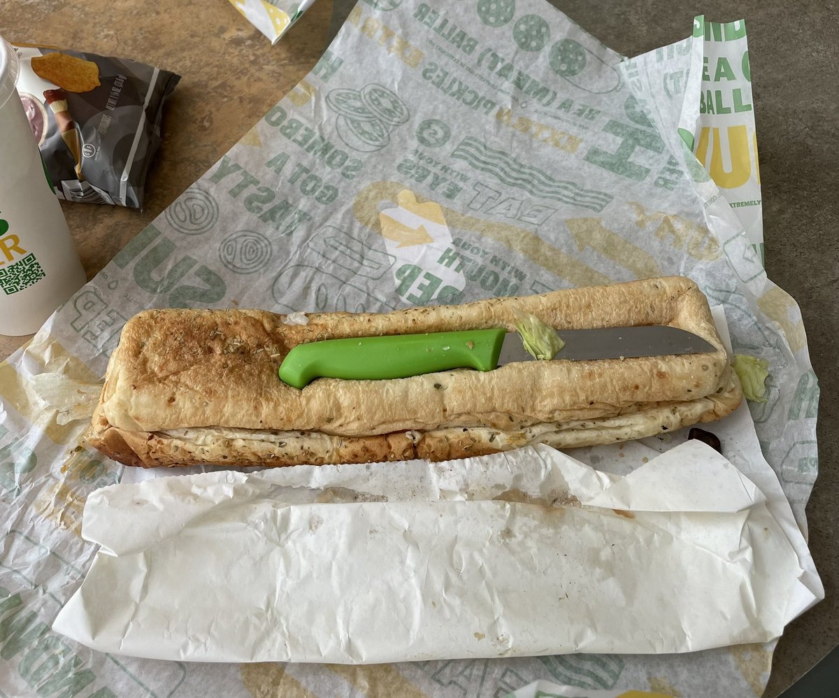 Thank you! @SUBWAY for including cutlery with my sandwich! #eatfresh