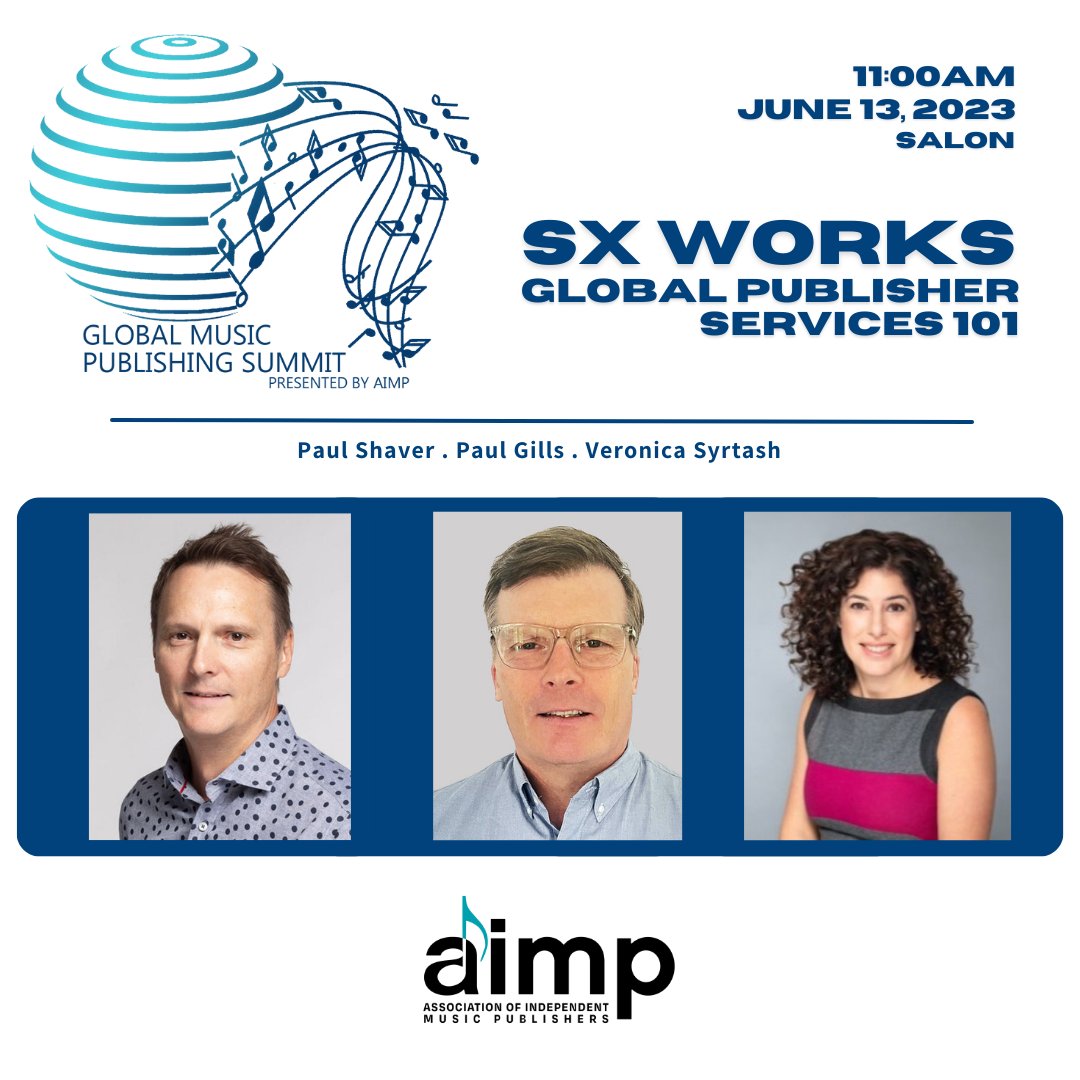 We are excited about our first sponsored panel, “SX Works - Global Publisher Services 101,” which will feature industry professionals Paul Shaver (SX Works), Paul Gills (SX Works), and Veronica Syrtash (SX Works). 

Get your tickets today! aimpsummit.com