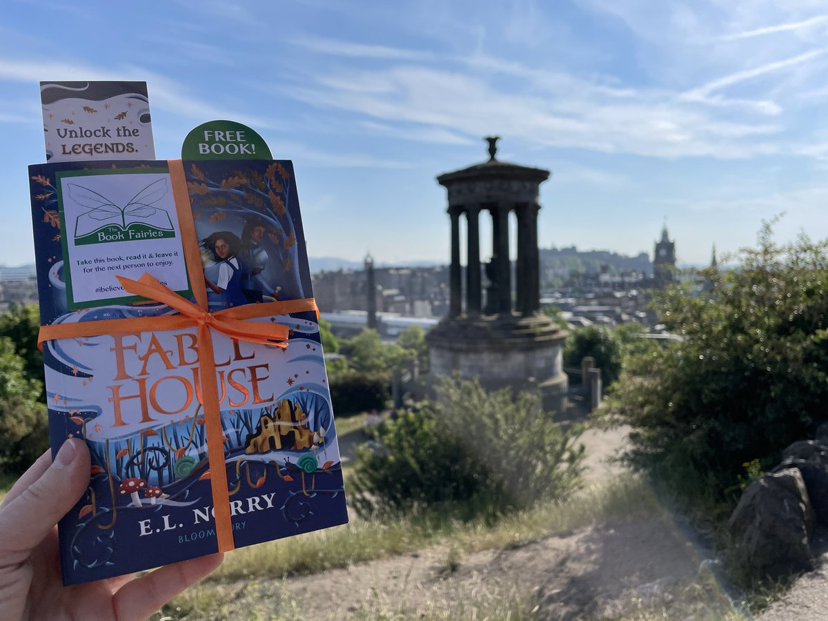 Jennife09761350's tweet photo. "You Roamers are kind and pure of heart."
The Book Fairies are sharing copies of #Fablehouse by #ELNorry!
Who will be lucky enough to spot one in Princes Street Gardens in #Edinburgh?
#ibelieveinbookfairies #TBFFable #TBFBloomsbury #MGReads #BooksForKids #NewKidsBook https://t.co/pbmXFGCyCX