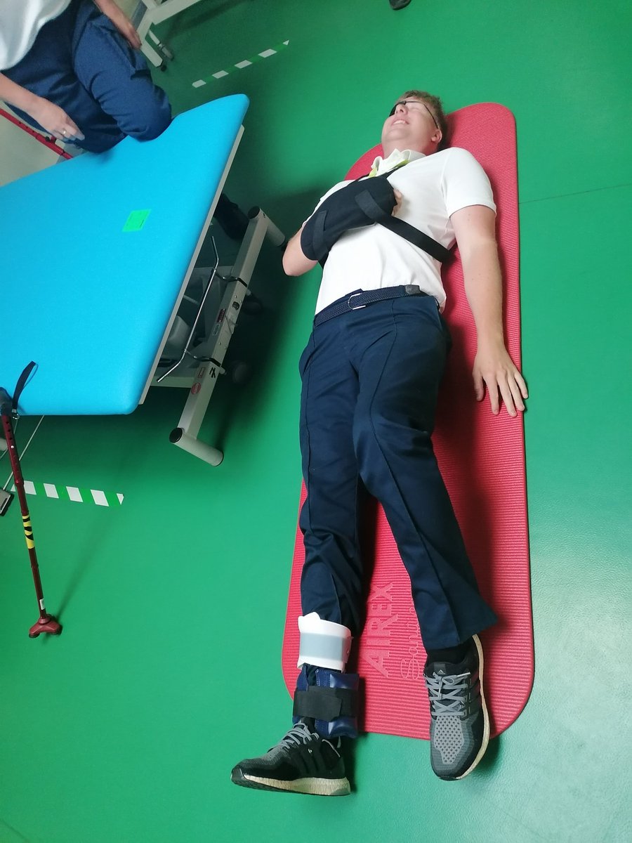 Christie Robinson (@christiephysio) on Twitter photo A fabulous Fri-Yay <a href="/PlymUnit/">PlymNeuroRehabUnit</a> 😊
Started with IST, then mini-best balance assessment, outdoor mobility, gait re-education in p-bars, STS Practice, balloon tennis, U/L handling, slide board transfers & tilt table - sound tracked with a bit of Britney, Tina Turner & Coldplay 🎶💪💃 A fabulous Fri-Yay <a href="/PlymUnit/">PlymNeuroRehabUnit</a> 😊
Started with IST, then mini-best balance assessment, outdoor mobility, gait re-education in p-bars, STS Practice, balloon tennis, U/L handling, slide board transfers & tilt table - sound tracked with a bit of Britney, Tina Turner & Coldplay 🎶💪💃