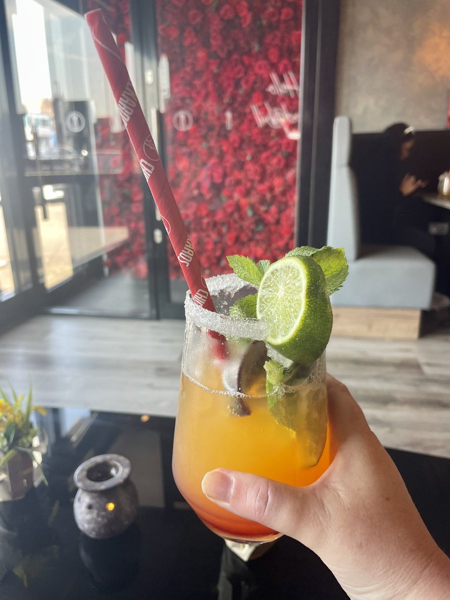 Enjoyed a lovely refreshing passion fruit drink at #chickaroshodgehill  #chickaros 🍹🍹🍹🍹🍹🍹🍹#Birmingham