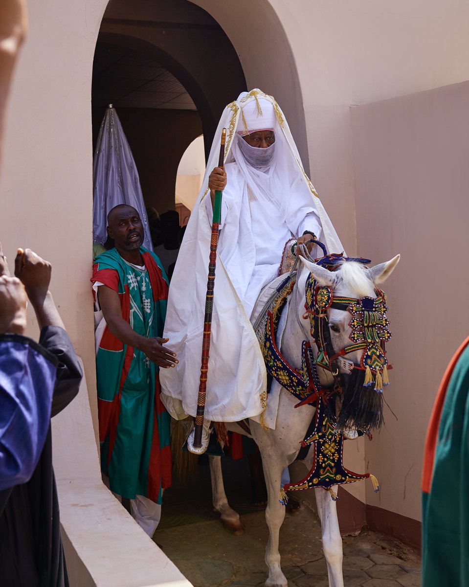 Today with his Royal Highness
the Emir of Bichi Emirate, Kano.🕌