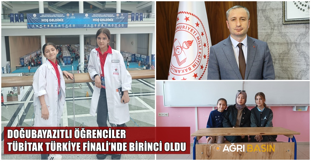 Ağrılı Öğrenciler TÜBİTAK Türkiye Finali’nde birinci oldu 
Ankara’da düzenlenen TÜBİTAK 2204-B 17. Ortaokul Öğrencileri Araştırma Projeleri Yarışması Türkiye Finali’nde, öğrencilerimiz, "Tulpar Bize Geldi" projesi ile Türkiye birincisi oldu
agribasin.com/dogubayazit/ag… 
<a href="/hasan_kokrek/">Hasan Kökrek</a>