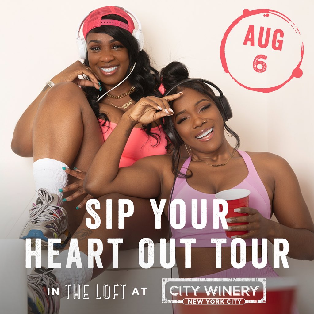 NEW YORK📍The only thing better than one podcast is TWO! Esh Your Heart Out and Chocolate Chip & Sip podcasts have joined forces to bring you the show of the summer. AUGUST 6th at @citywinery