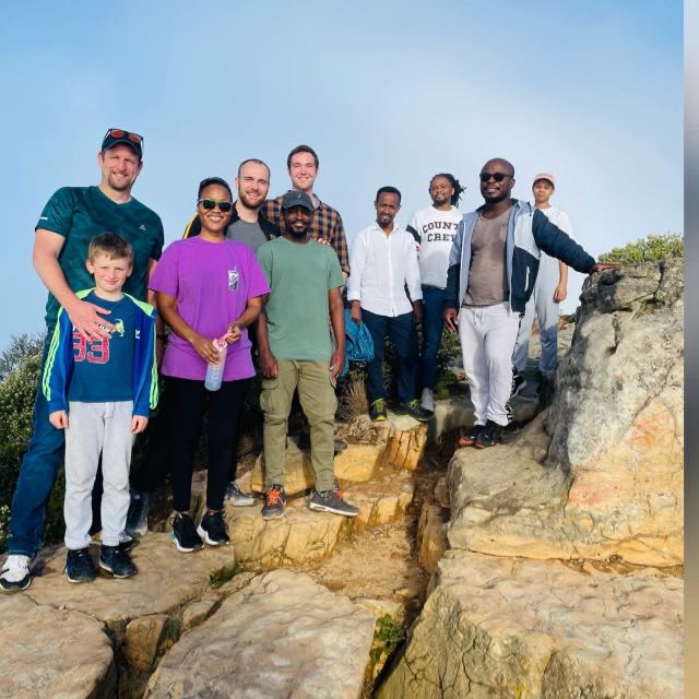 Had a great group outing today hiking up Lions Head <a href="/TableMountainNP/">SANParks TMNP</a>.