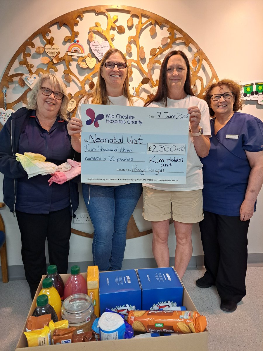 We love hearing about the fantastic fundraising that our supporters take on to raise funds for the charity. Penny &amp; Kim raised a whopping £2,350 for <a href="/MidCheshireNHS/">Mid Cheshire Hospitals 🏥</a>  Neonatal Unit with their Sandstone Trail challenge 👏👏
mchcharity.org/penny-and-kim-…