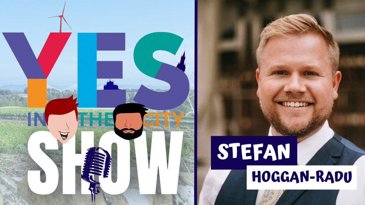 ⏰ TONIGHT 7.30PM 🏴󠁧󠁢󠁳󠁣󠁴󠁿 Yes in the City Show premiere Featuring: 🗣️ @stefanhoggan Watch Here: 👉 youtu.be/dOTU_8hpd6w #yes #yesinthecityshow #independence