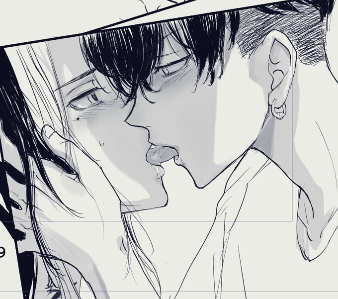 下げたけどこの前キスの日であげてたとこです
※❄️🐯💋 