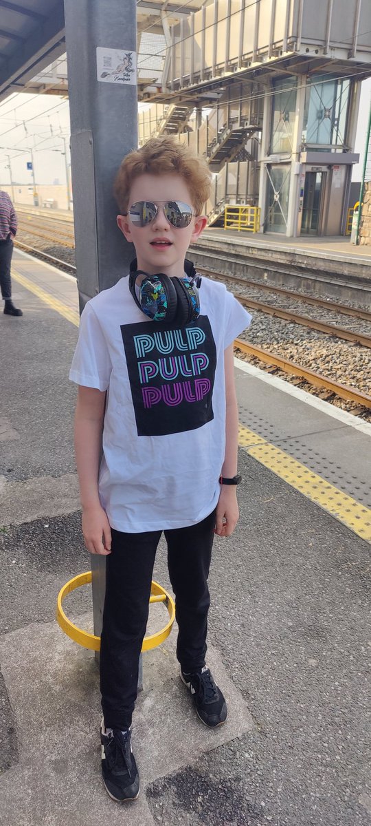 In 2011 I missed the <a href="/welovepulp/">Pulp</a> reunion tour as our baby was stubbornly refusing to be born... 12 years later he's coming to their concert with me 🥰🤘🎸🎶