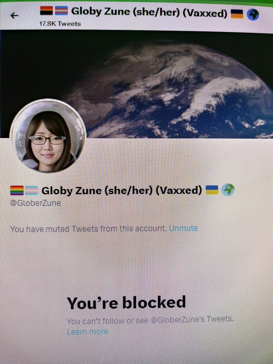 Blocked by the vaxxed🌏 bot....😂